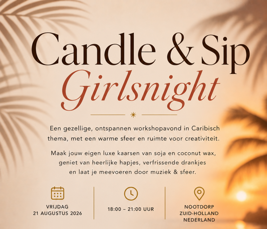 Boek jouw ticket voor Candle & Sip Girls Night